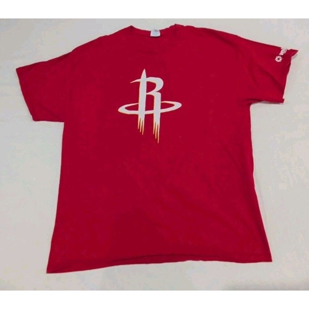 Houston Rockets NBA Port & Company TShirt Red Cotton Adult Size XL